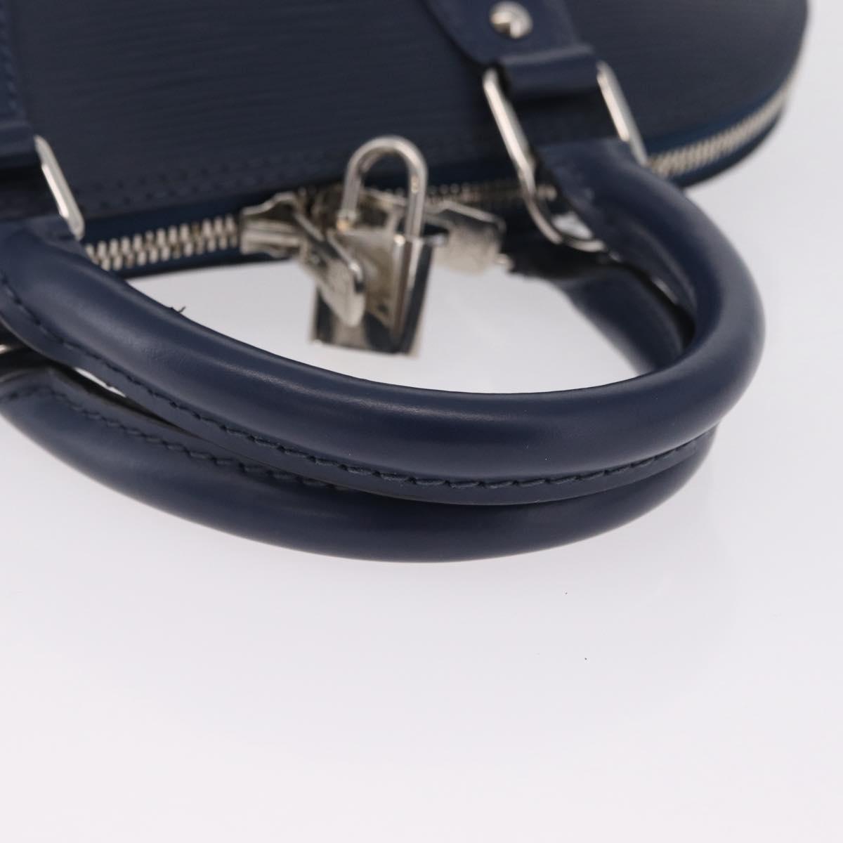 LOUIS VUITTON Epi Alma PM Hand Bag Indigo M40620 LV Auth ep16057V
