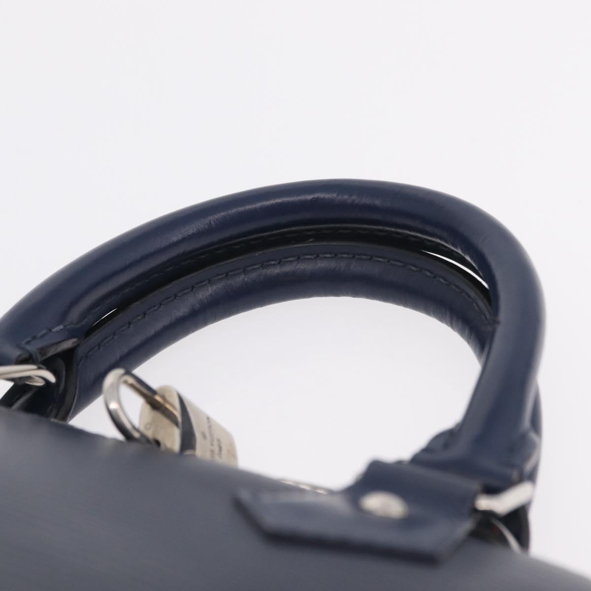 LOUIS VUITTON Epi Alma PM Hand Bag Indigo M40620 LV Auth ep16057V