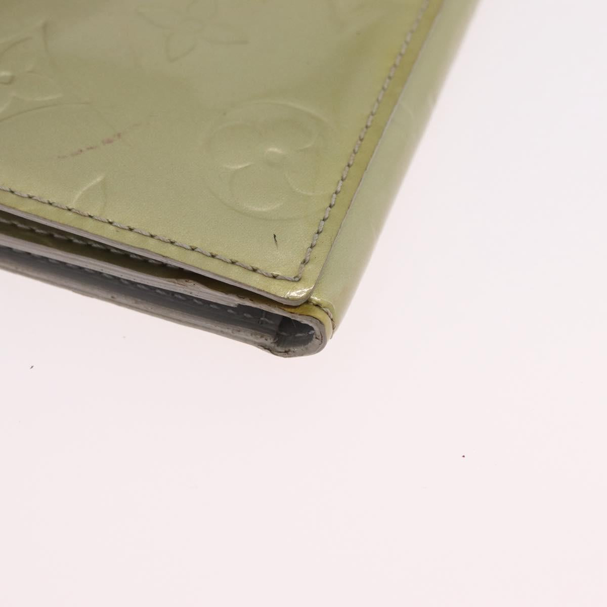 LOUIS VUITTON Monogram Vernis Walker Wallet Gris M91031 LV Auth ep16063