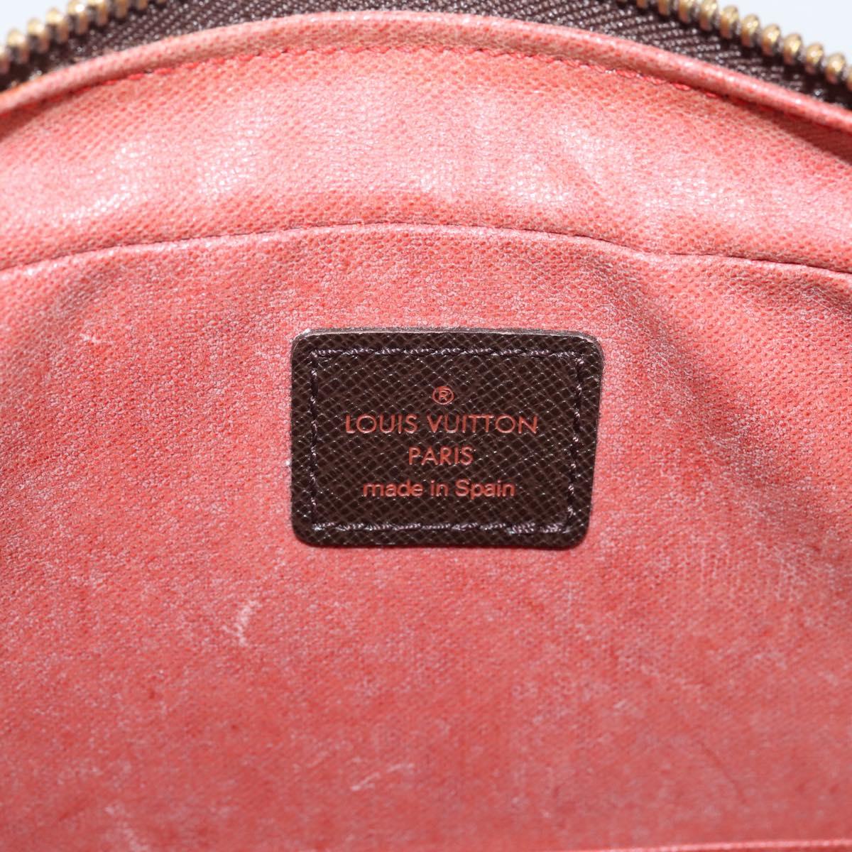 LOUIS VUITTON Damier Ebene Trousse Toilette 25 Clutch Bag N47624 Auth ep16077A