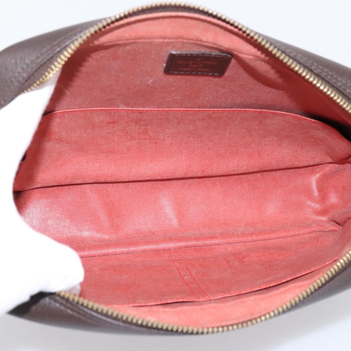 LOUIS VUITTON Damier Ebene Trousse Toilette 25 Clutch Bag N47624 Auth ep16077A