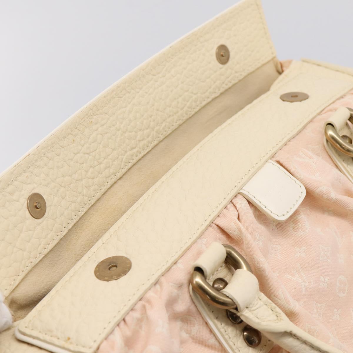LOUIS VUITTON Monogram Mini Lin Trapeze GM Hand Bag Rose M40064 LV Auth ep16082