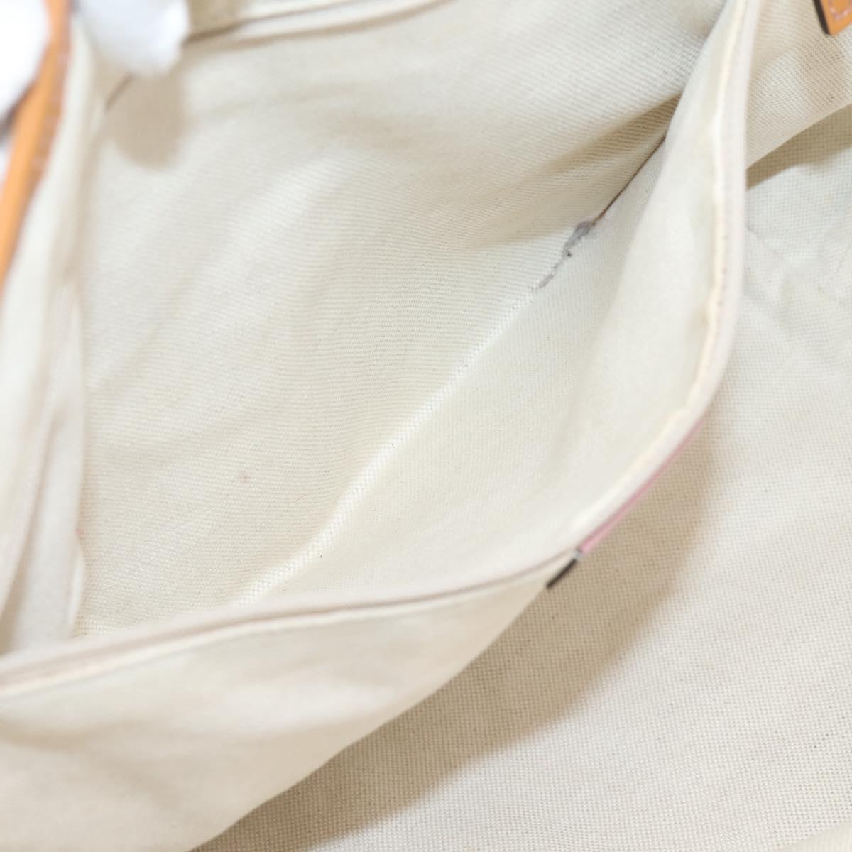 GUCCI GG Canvas Tote Bag Beige Gold 211970 Auth ep16087