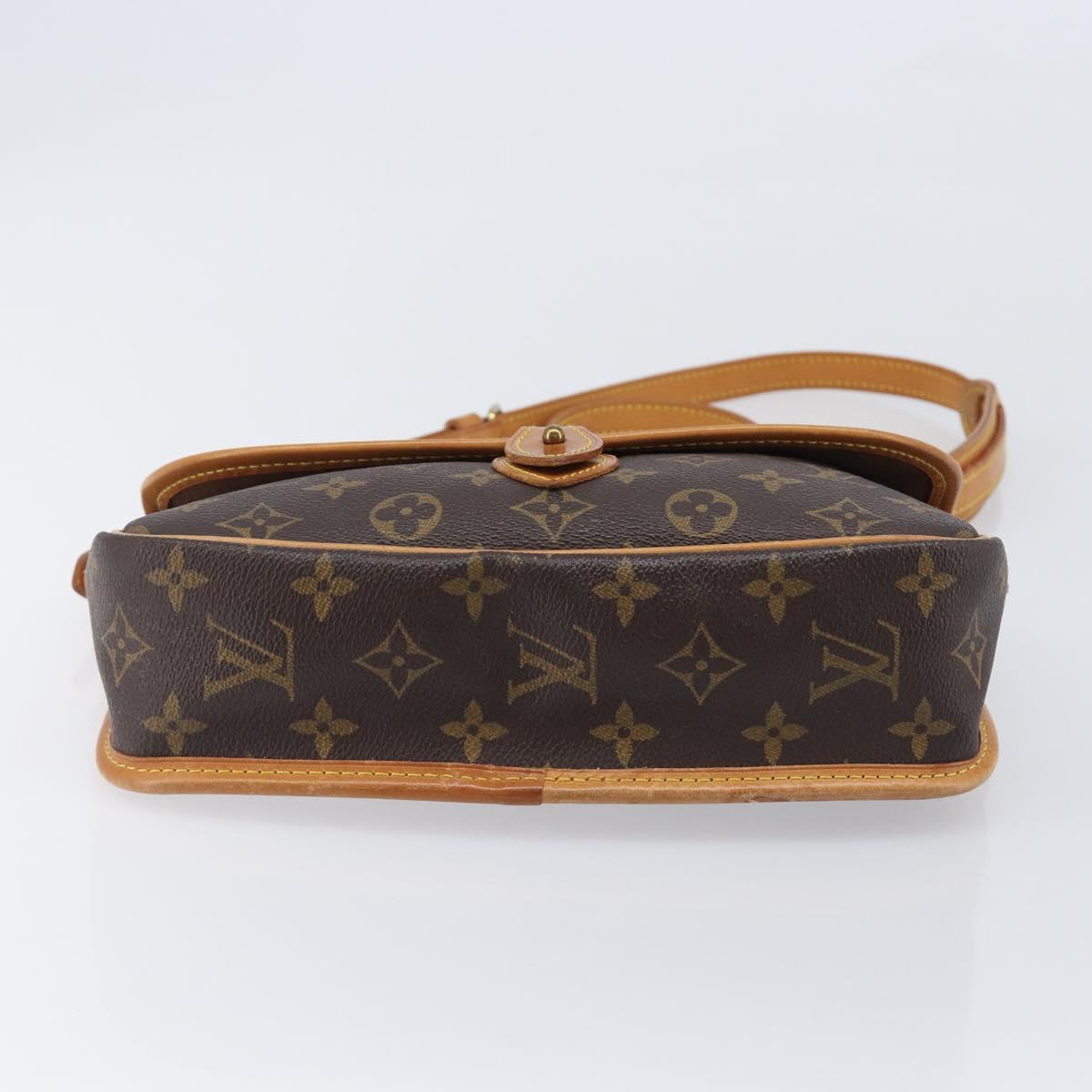 LOUIS VUITTON Monogram Gibeciere PM Shoulder Bag M42248 LV Auth ep16092A