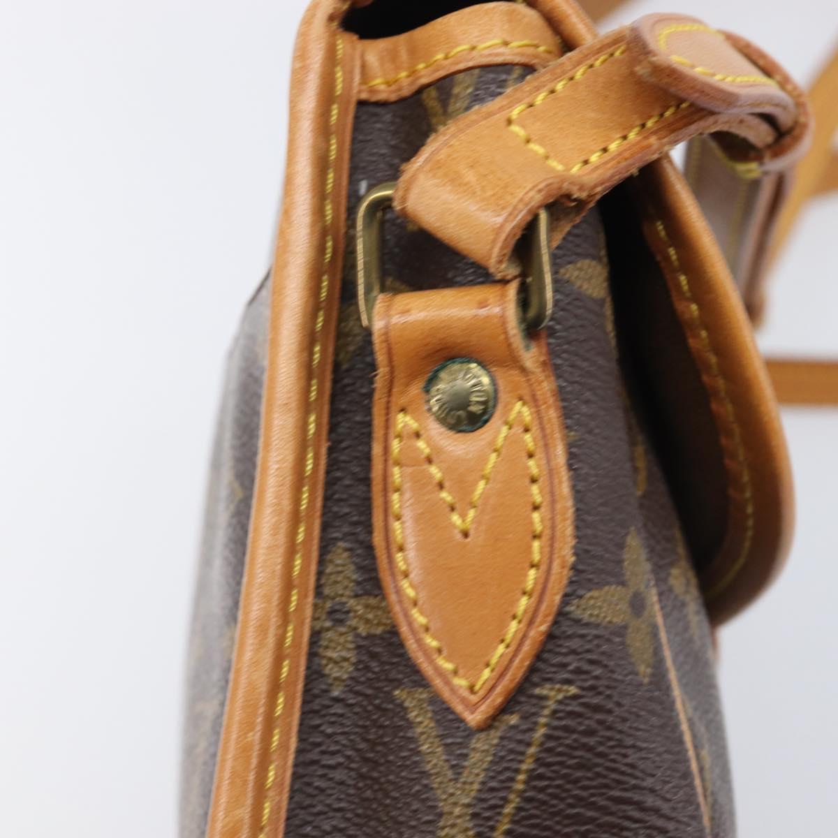 LOUIS VUITTON Monogram Gibeciere PM Shoulder Bag M42248 LV Auth ep16092A