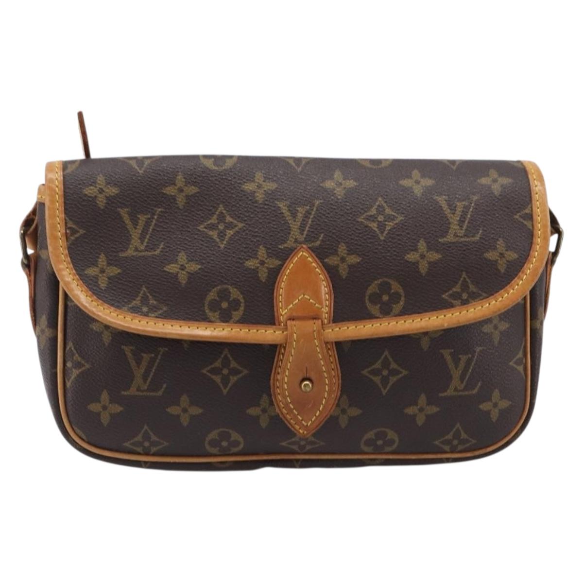 LOUIS VUITTON Monogram Gibeciere PM Shoulder Bag M42248 LV Auth ep16092A