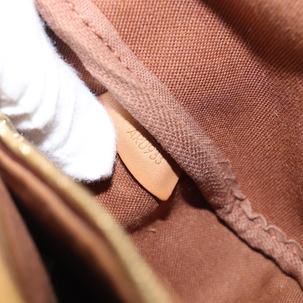 LOUIS VUITTON Monogram Gibeciere PM Shoulder Bag M42248 LV Auth ep16092A