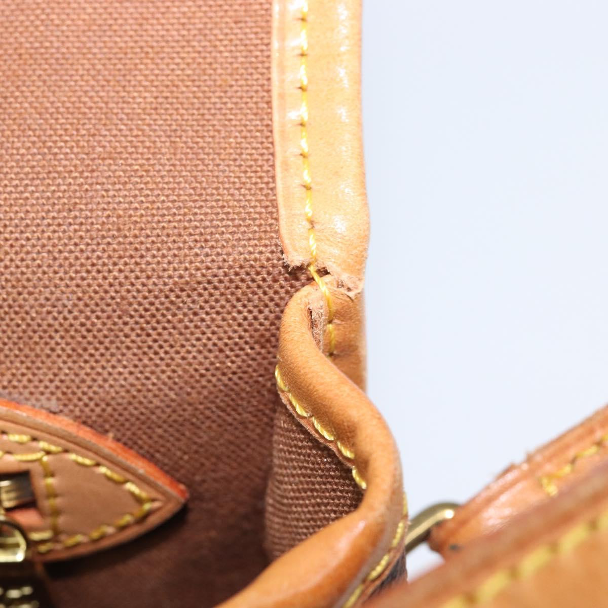 LOUIS VUITTON Monogram Gibeciere PM Shoulder Bag M42248 LV Auth ep16092A