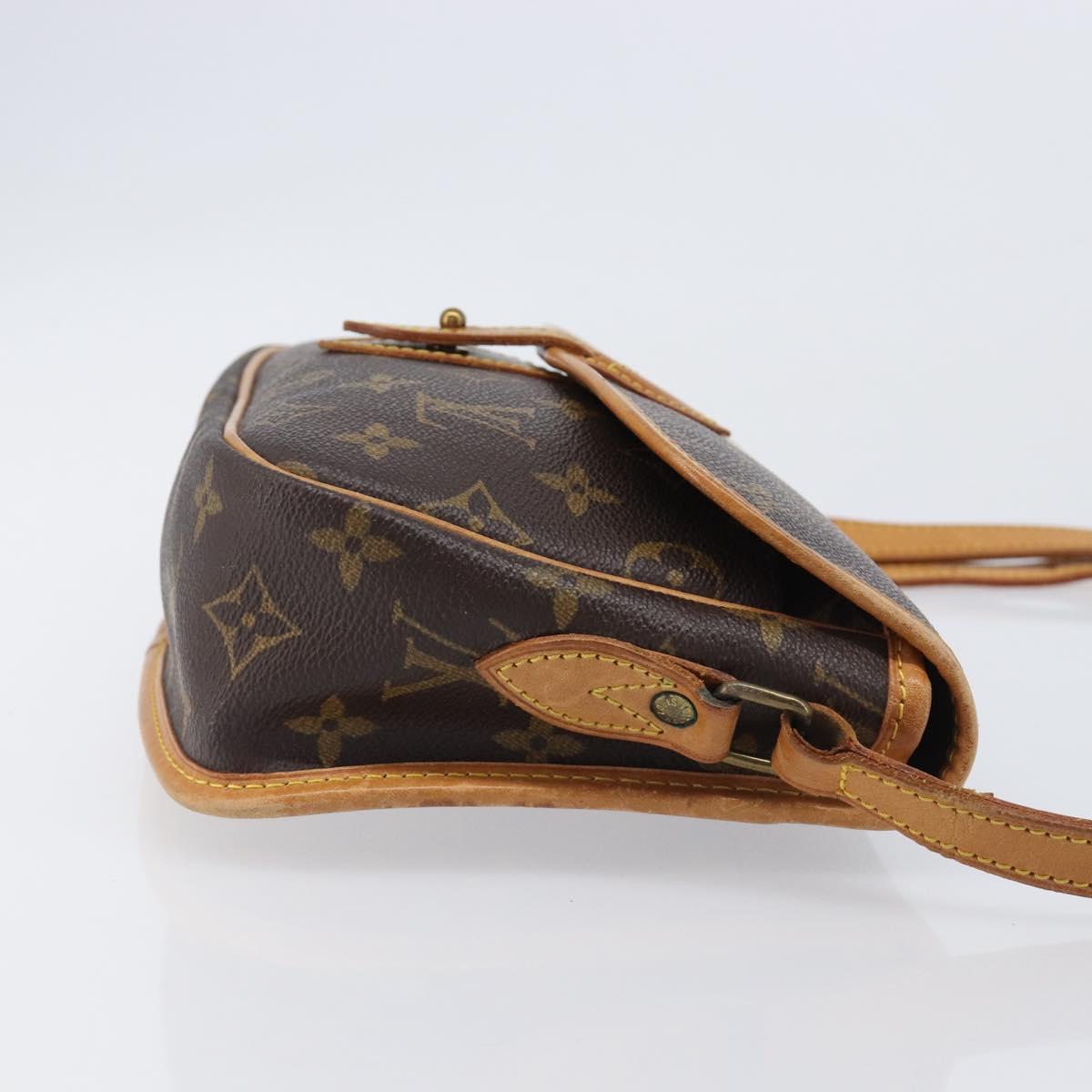 LOUIS VUITTON Monogram Gibeciere PM Shoulder Bag M42248 LV Auth ep16092A