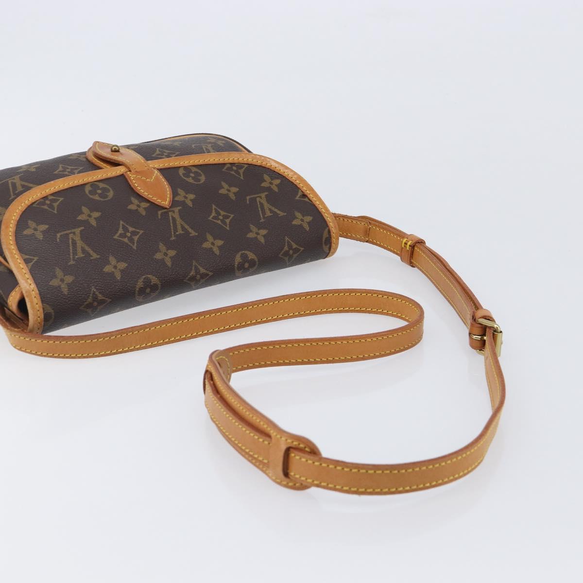 LOUIS VUITTON Monogram Gibeciere PM Shoulder Bag M42248 LV Auth ep16092A