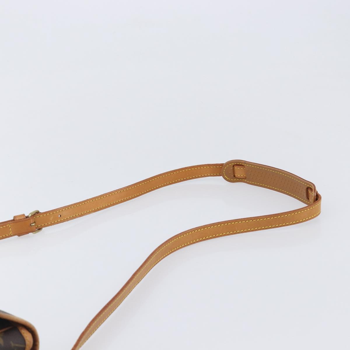 LOUIS VUITTON Monogram Gibeciere PM Shoulder Bag M42248 LV Auth ep16092A