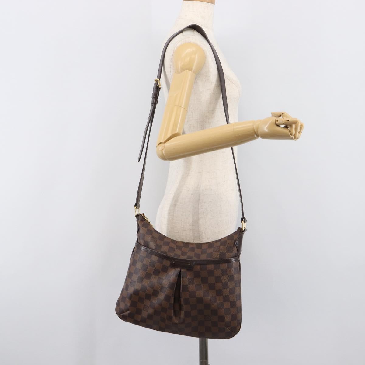LOUIS VUITTON Damier Ebene Bloomsbury PM Shoulder Bag N42251 LV Auth ep16096