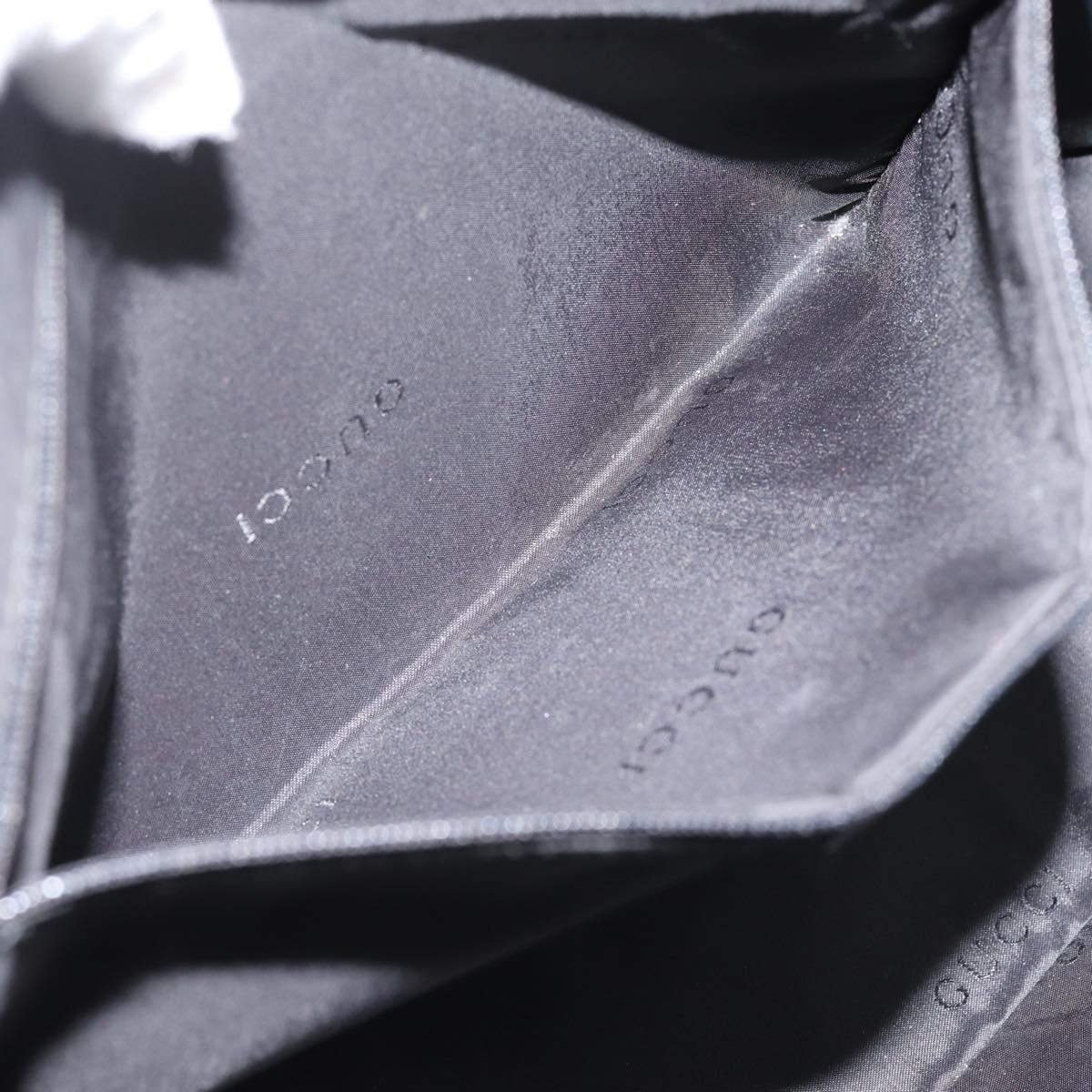 GUCCI Shoulder Bag Nylon Black Silver 002 1038 Auth ep16102