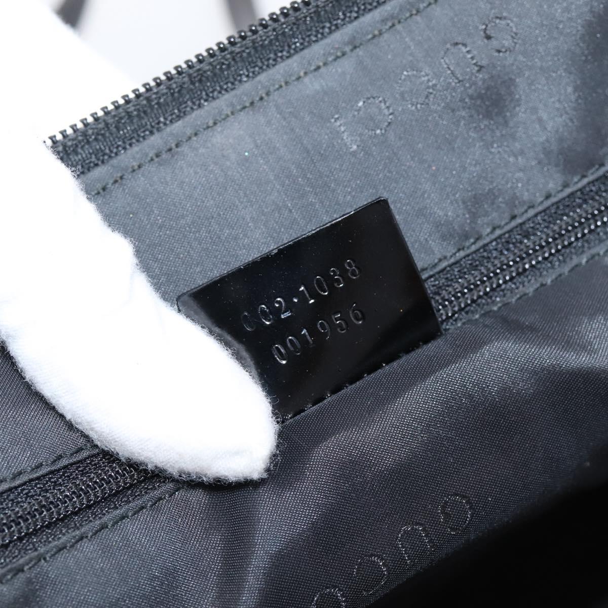 GUCCI Shoulder Bag Nylon Black Silver 002 1038 Auth ep16102