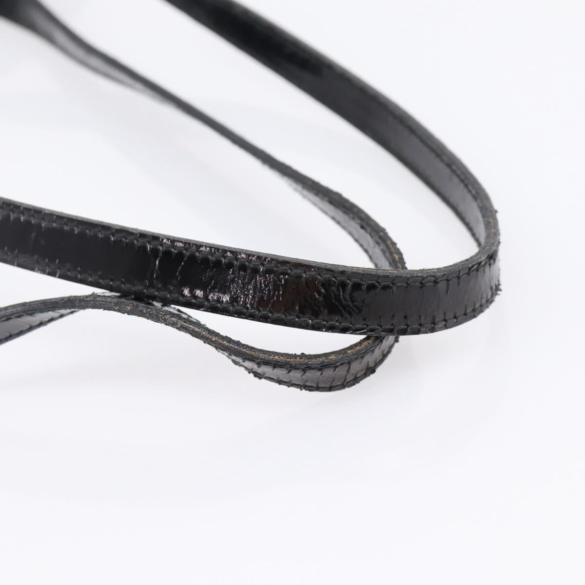 GUCCI Shoulder Bag Nylon Black Silver 002 1038 Auth ep16102