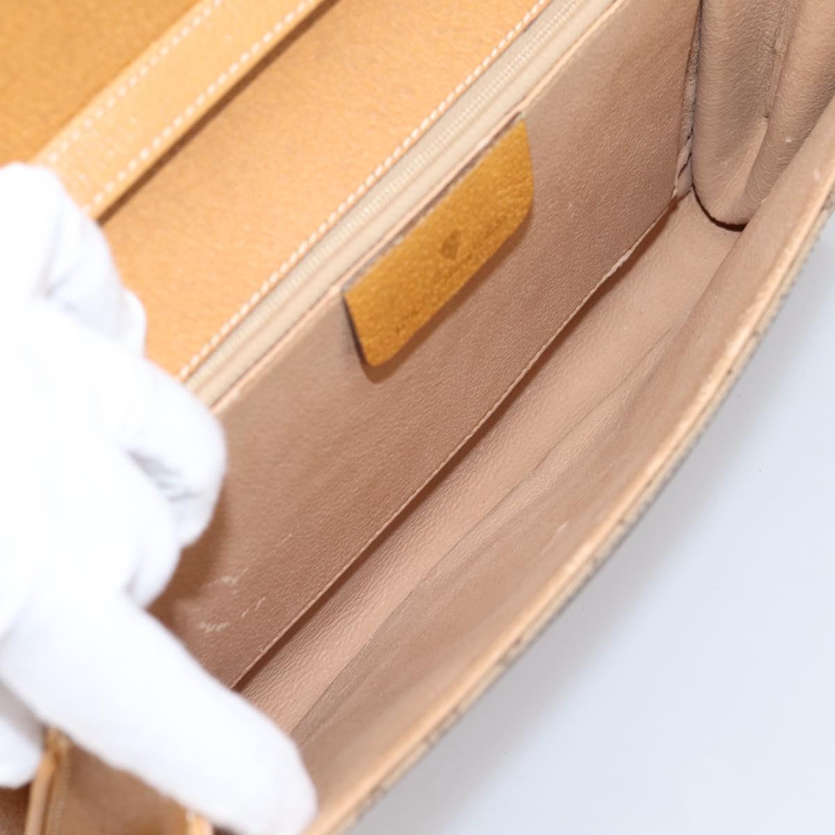 GUCCI Micro GG Supreme Shoulder Bag PVC Beige Gold 904 02 050 Auth ep16103
