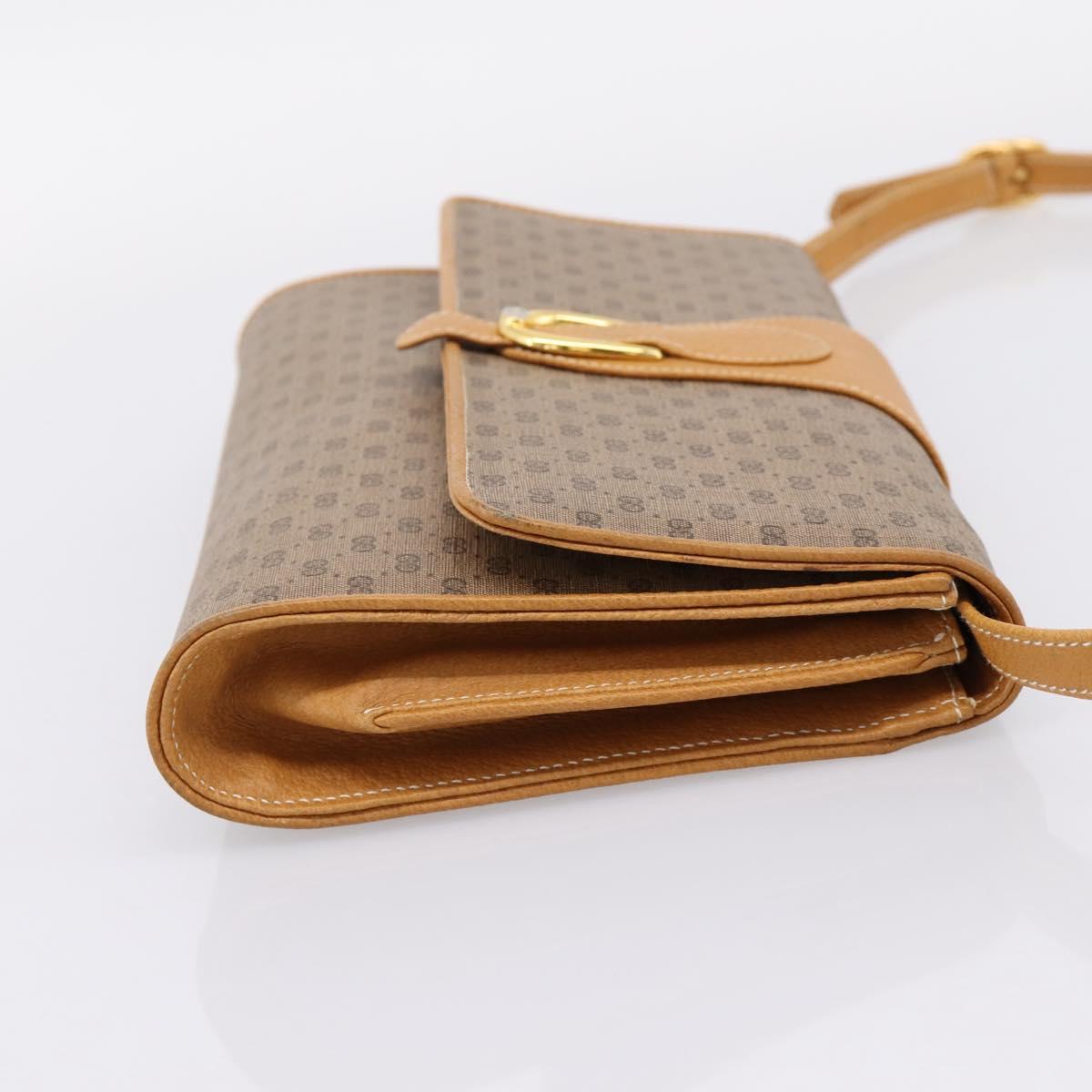 GUCCI Micro GG Supreme Shoulder Bag PVC Beige Gold 904 02 050 Auth ep16103