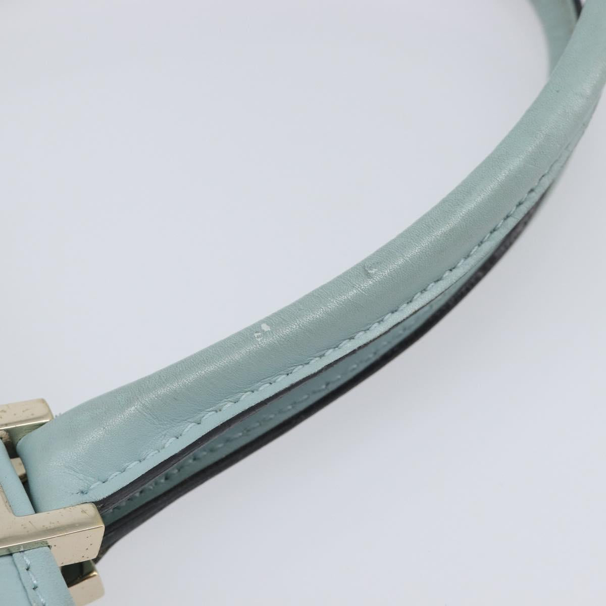 GUCCI Micro Guccissima Jackie Bag PVC Leather Light Blue 002 1065 Auth ep16106