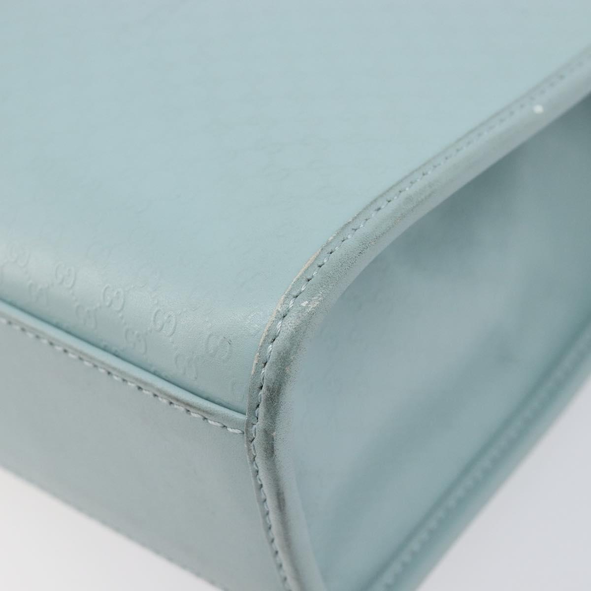 GUCCI Micro Guccissima Jackie Bag PVC Leather Light Blue 002 1065 Auth ep16106