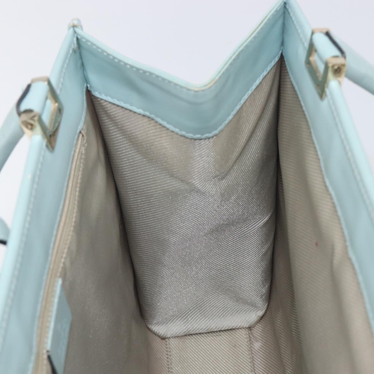 GUCCI Micro Guccissima Jackie Bag PVC Leather Light Blue 002 1065 Auth ep16106