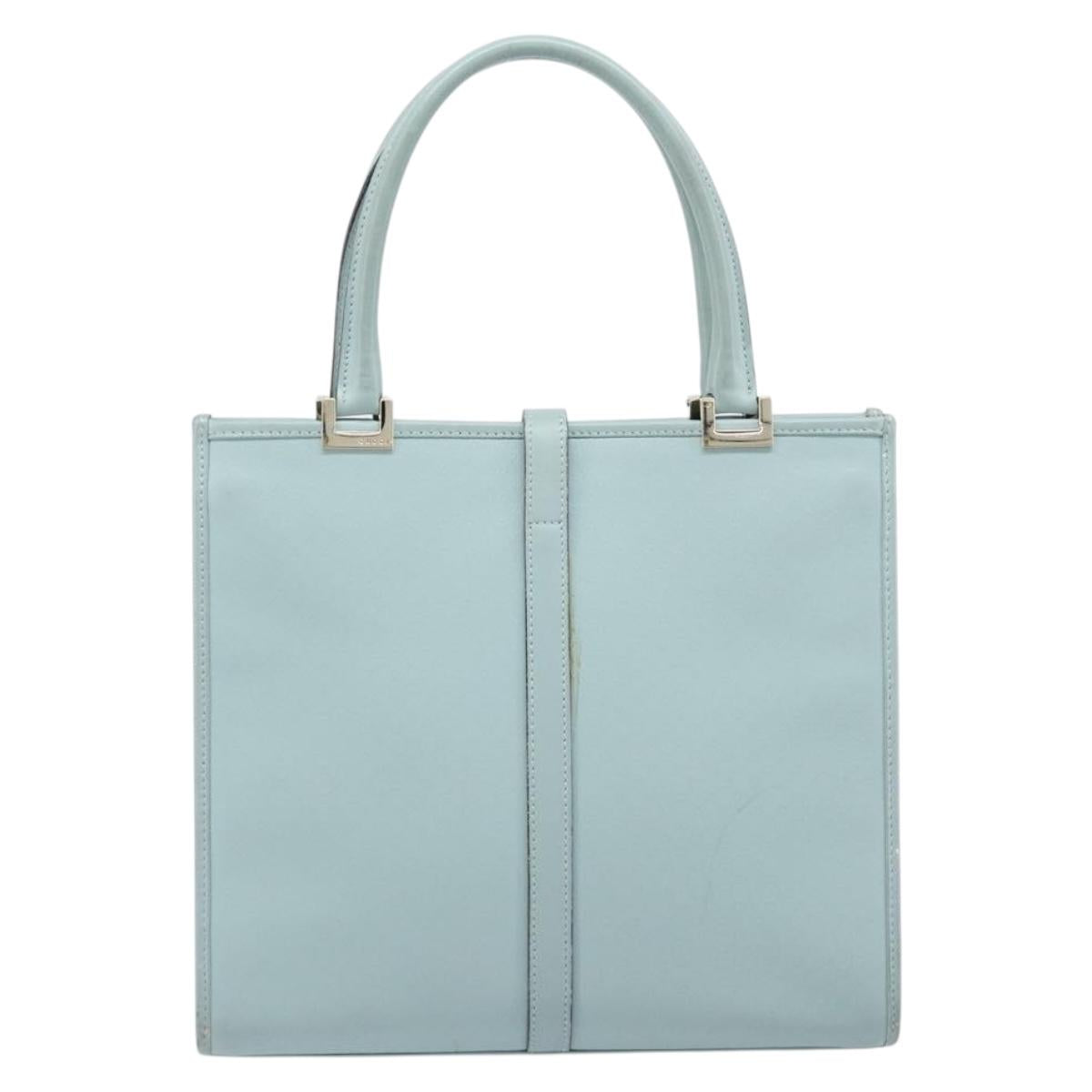 GUCCI Micro Guccissima Jackie Bag PVC Leather Light Blue 002 1065 Auth ep16106