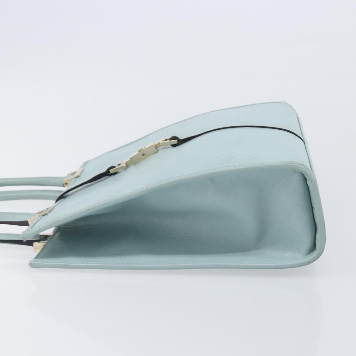 GUCCI Micro Guccissima Jackie Bag PVC Leather Light Blue 002 1065 Auth ep16106