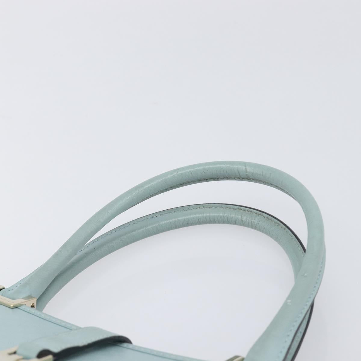 GUCCI Micro Guccissima Jackie Bag PVC Leather Light Blue 002 1065 Auth ep16106