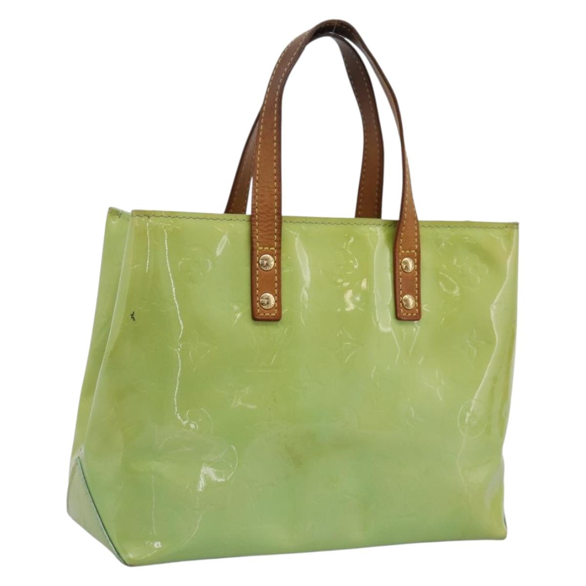 LOUIS VUITTON Monogram Vernis Reade PM Bag Peppermint M91307 LV Auth ep16109