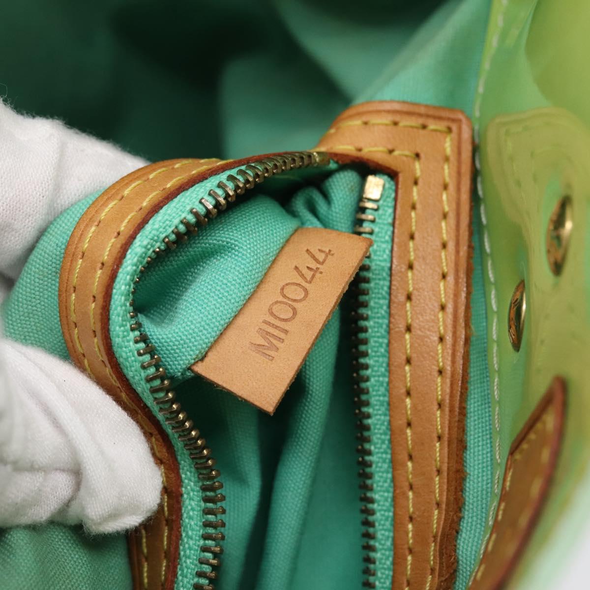 LOUIS VUITTON Monogram Vernis Reade PM Bag Peppermint M91307 LV Auth ep16109
