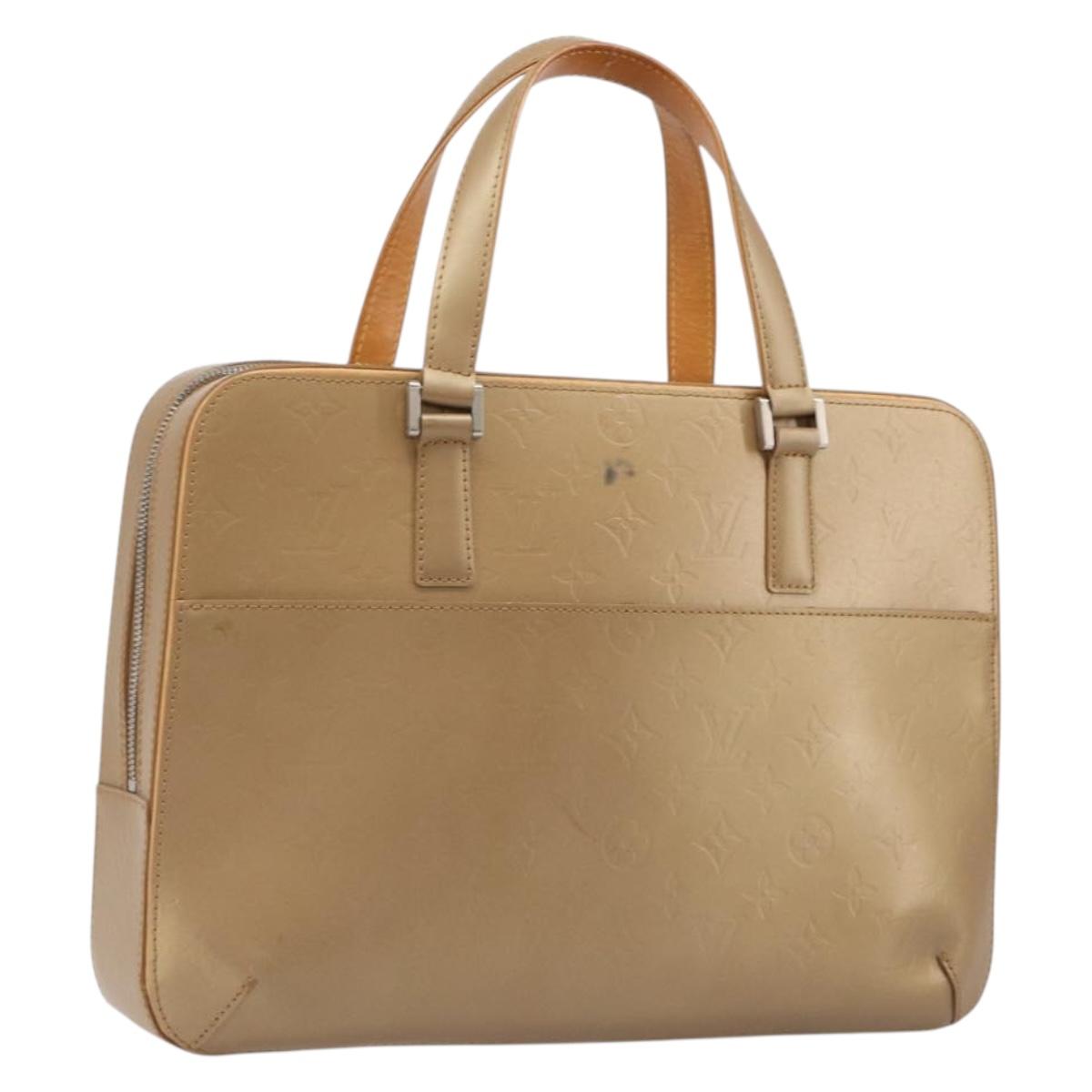 LOUIS VUITTON Monogram Mat Malden Hand Bag Amble M55137 LV Auth ep16122