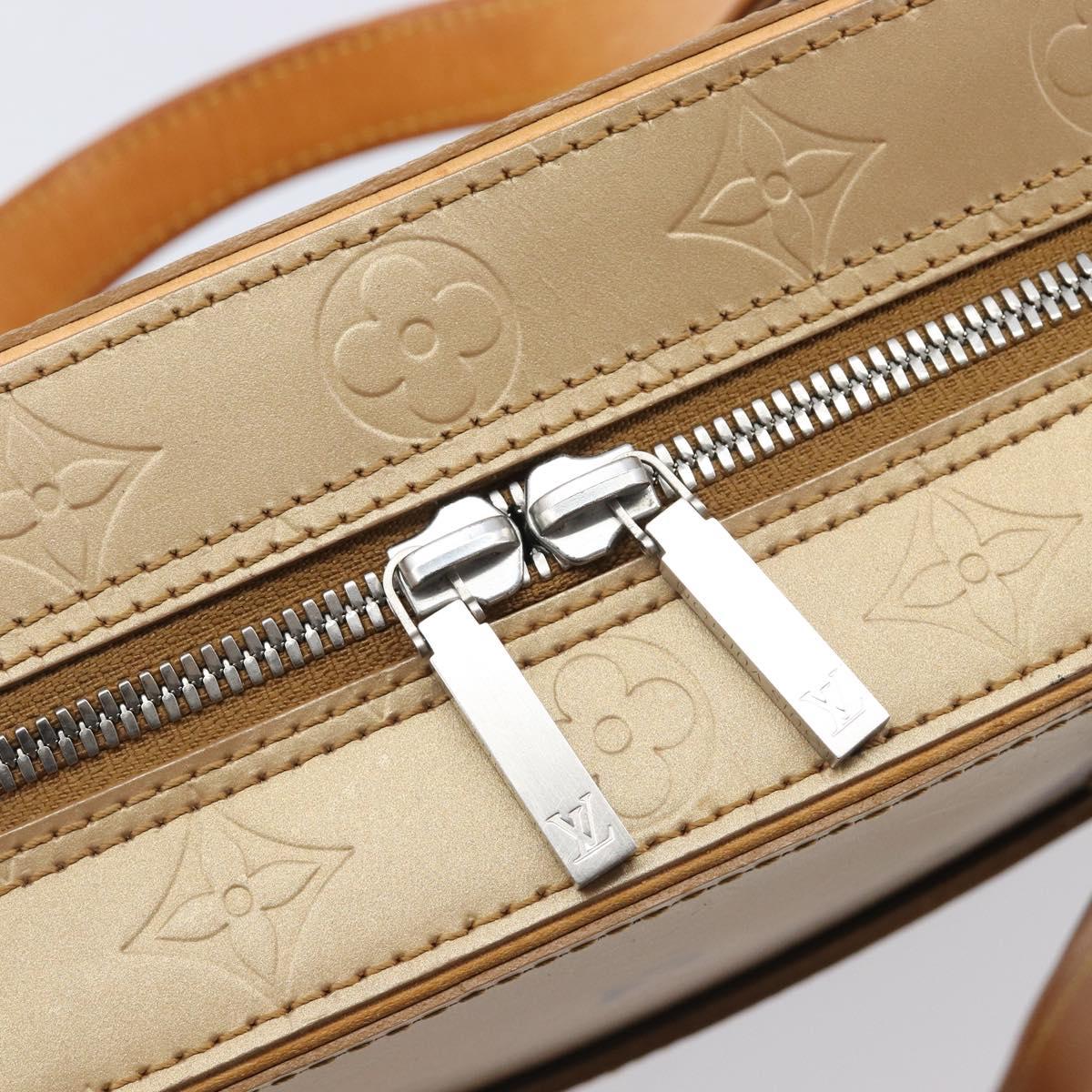LOUIS VUITTON Monogram Mat Malden Hand Bag Amble M55137 LV Auth ep16122