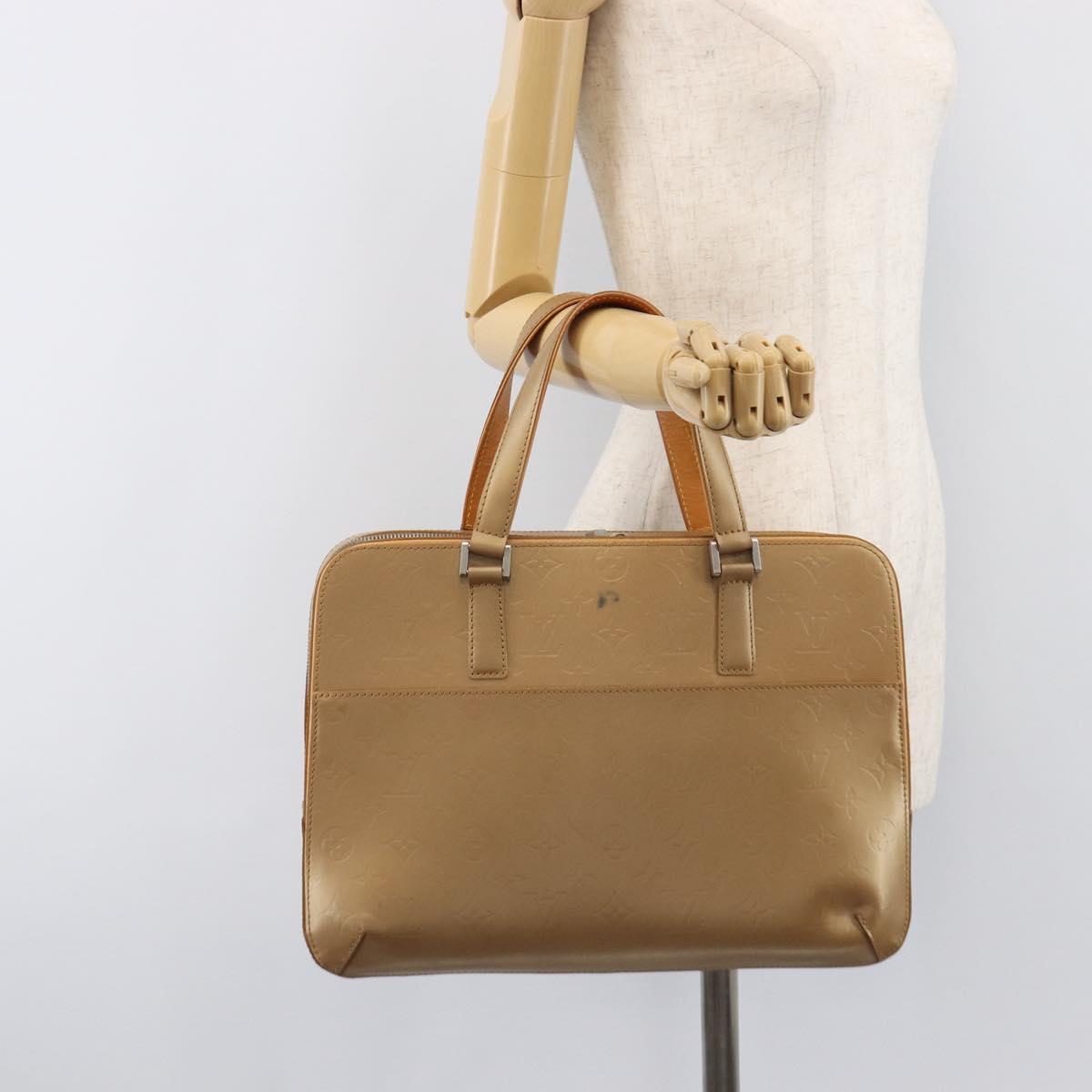LOUIS VUITTON Monogram Mat Malden Hand Bag Amble M55137 LV Auth ep16122
