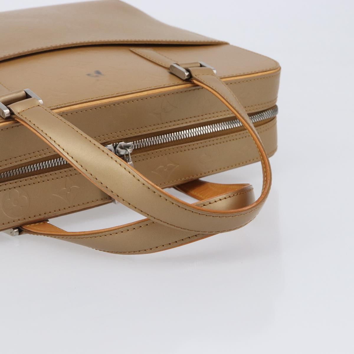 LOUIS VUITTON Monogram Mat Malden Hand Bag Amble M55137 LV Auth ep16122