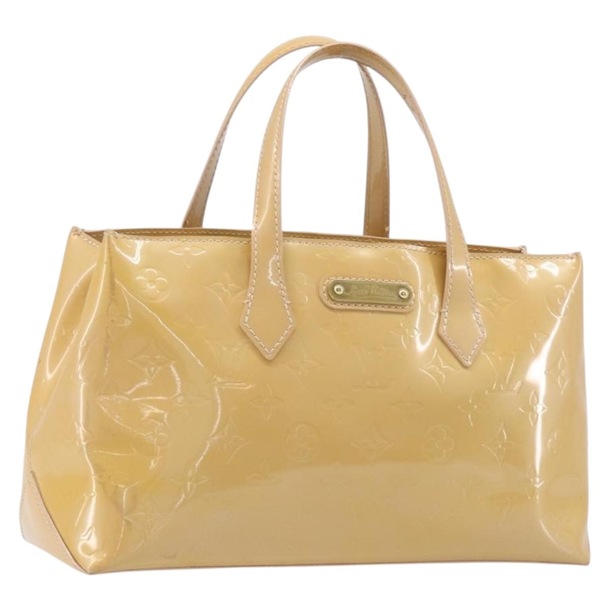 LOUIS VUITTON Monogram Vernis Wilshire PM Rose Flowlantern M91642 Auth ep16131