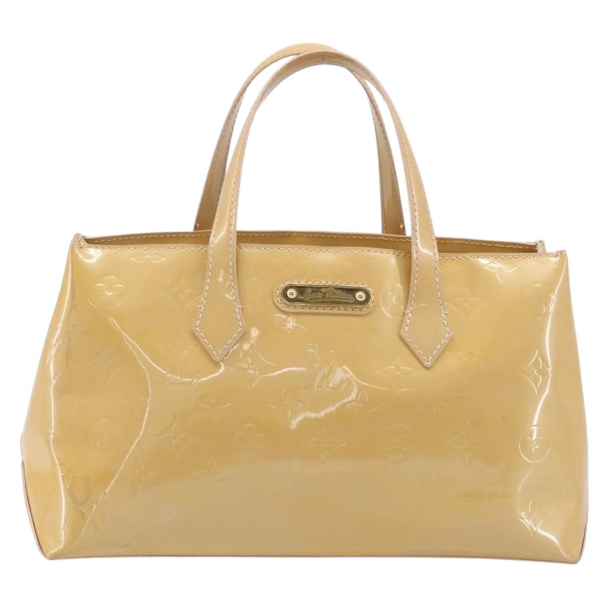 LOUIS VUITTON Monogram Vernis Wilshire PM Rose Flowlantern M91642 Auth ep16131