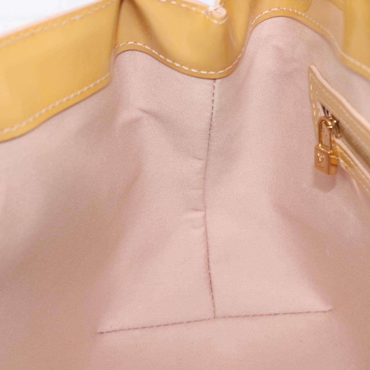 LOUIS VUITTON Monogram Vernis Wilshire PM Rose Flowlantern M91642 Auth ep16131