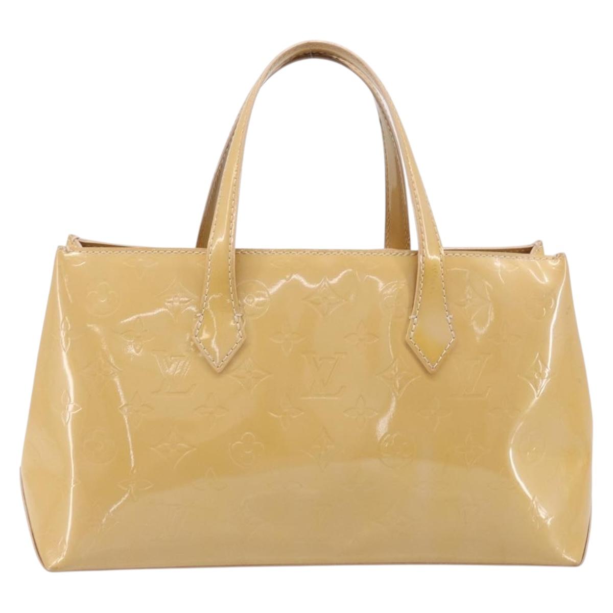 LOUIS VUITTON Monogram Vernis Wilshire PM Rose Flowlantern M91642 Auth ep16131