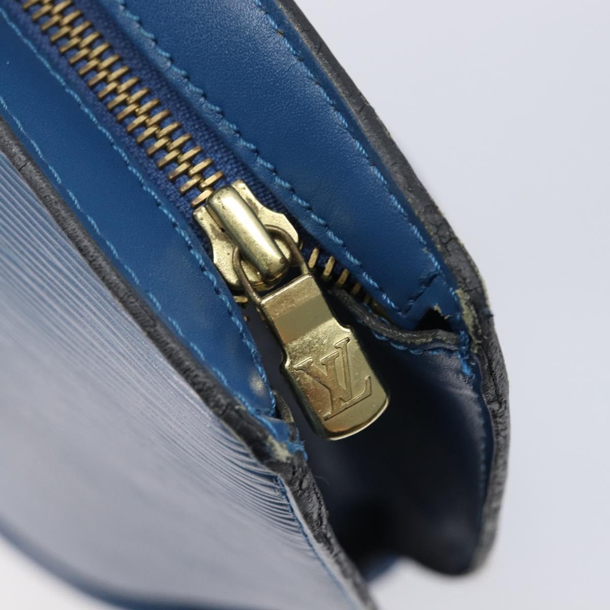 LOUIS VUITTON Epi Saint Jacques Shopping Shoulder Bag Blue M52275 Auth ep16132