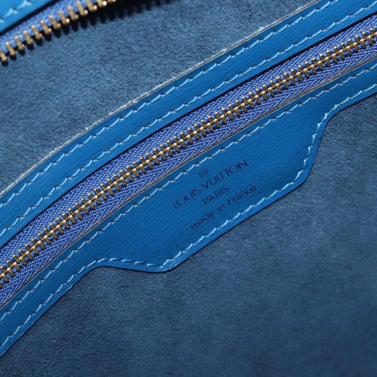 LOUIS VUITTON Epi Saint Jacques Shopping Shoulder Bag Blue M52275 Auth ep16132