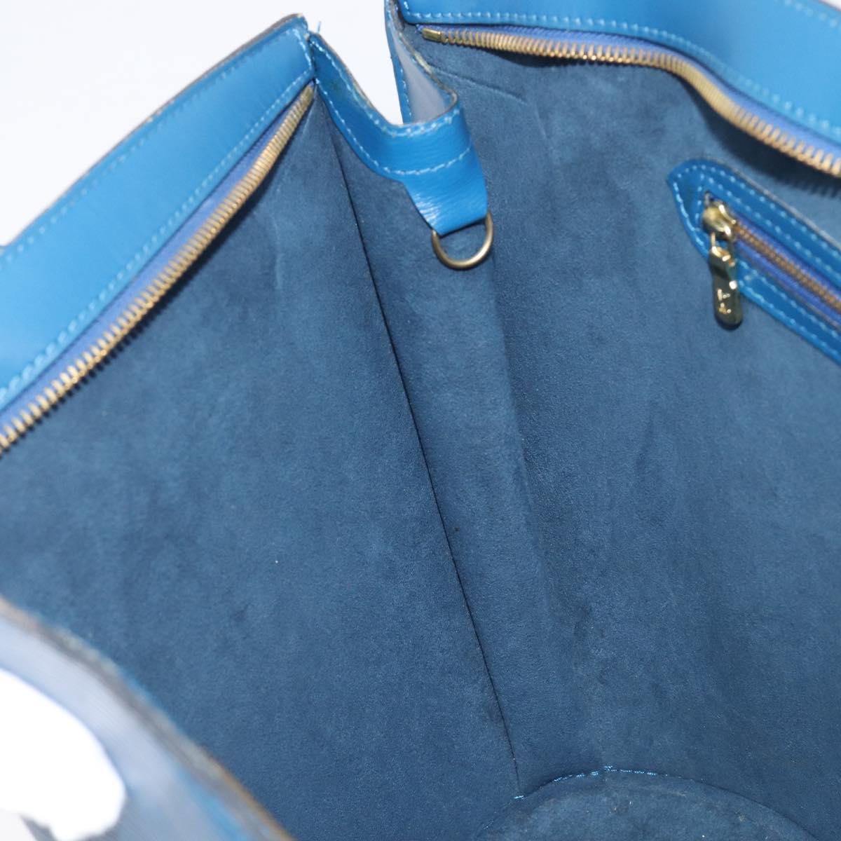 LOUIS VUITTON Epi Saint Jacques Shopping Shoulder Bag Blue M52275 Auth ep16132