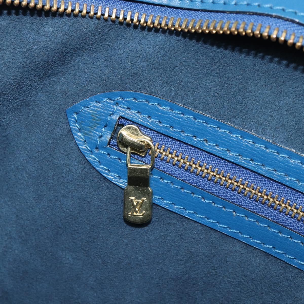 LOUIS VUITTON Epi Saint Jacques Shopping Shoulder Bag Blue M52275 Auth ep16132