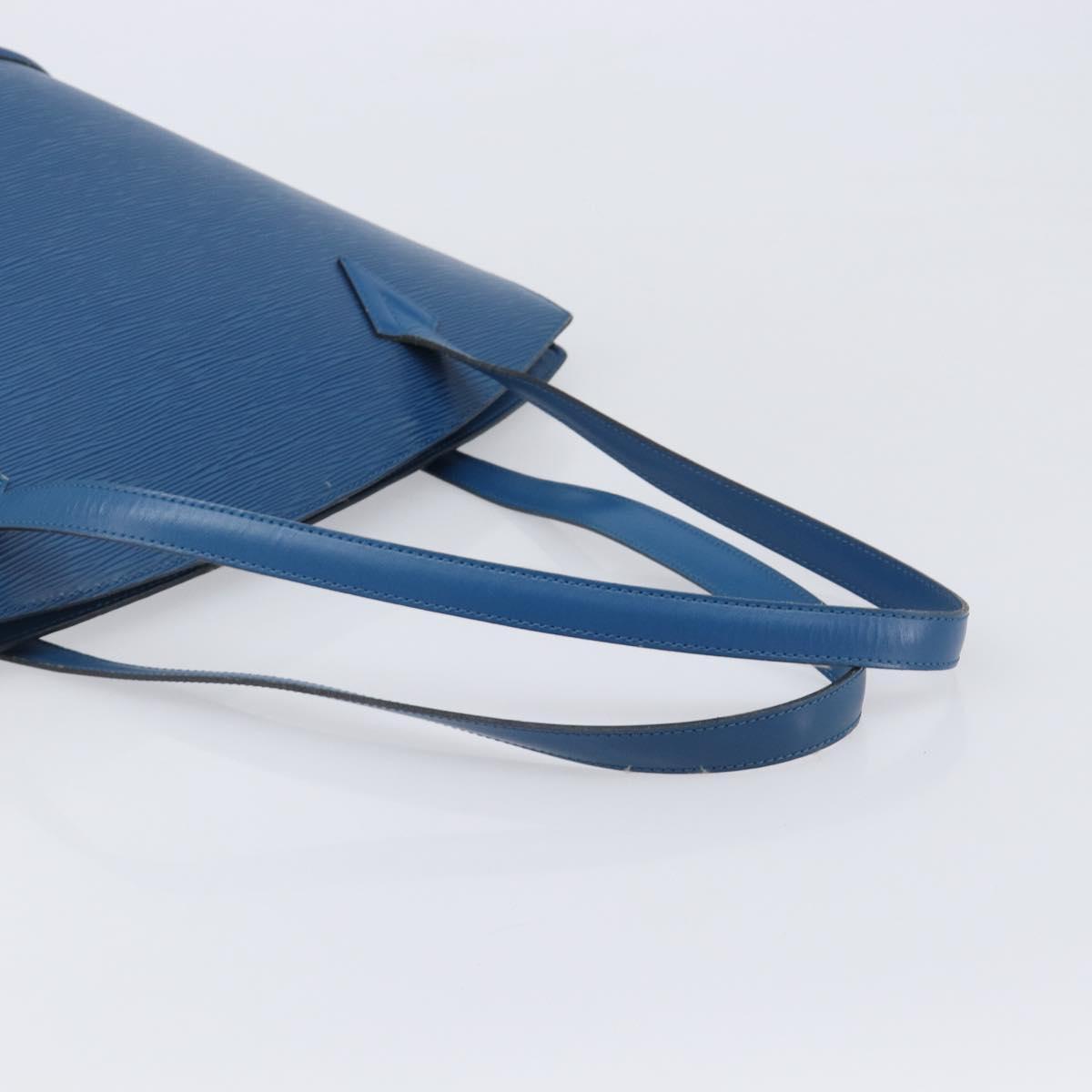 LOUIS VUITTON Epi Saint Jacques Shopping Shoulder Bag Blue M52275 Auth ep16132