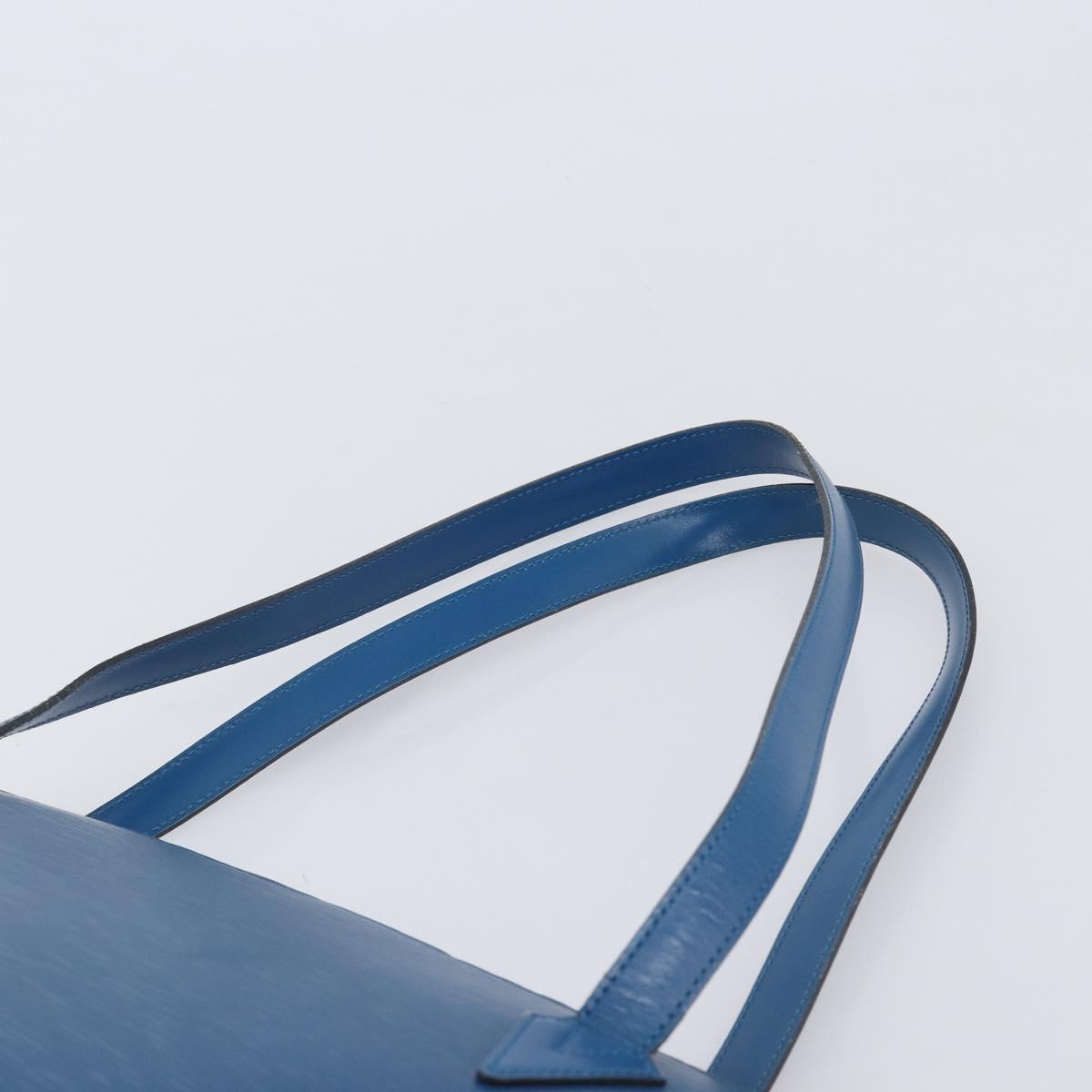 LOUIS VUITTON Epi Saint Jacques Shopping Shoulder Bag Blue M52275 Auth ep16132