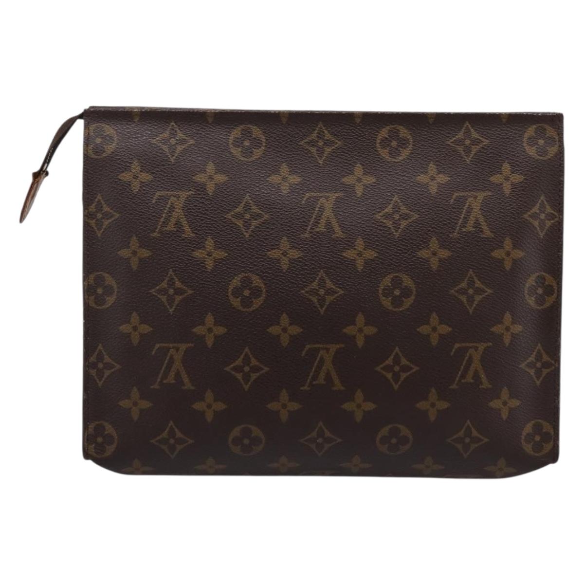 LOUIS VUITTON Monogram Poche Toilette 26 Pouch M47542 LV Auth ep16135A