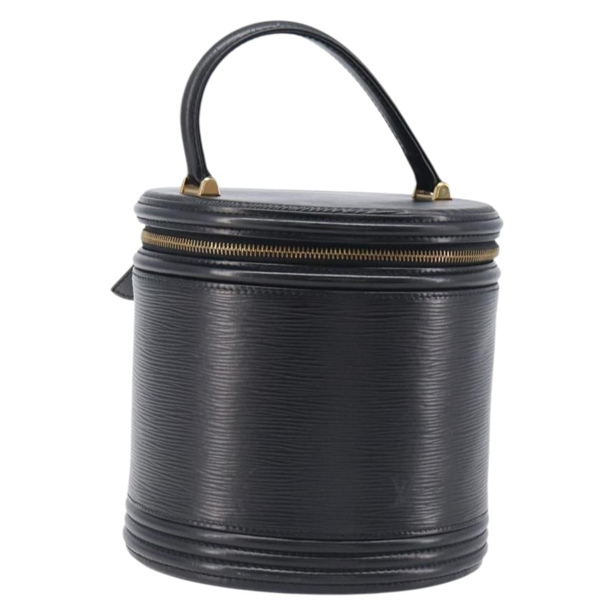 LOUIS VUITTON Epi Cannes Hand Bag Black M48032 LV Auth ep16138