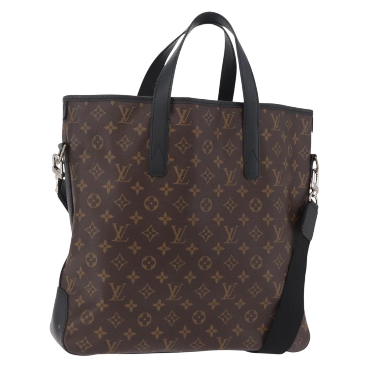 LOUIS VUITTON Monogram Macassar Davis Tote Bag M56708 LV Auth ep16146A
