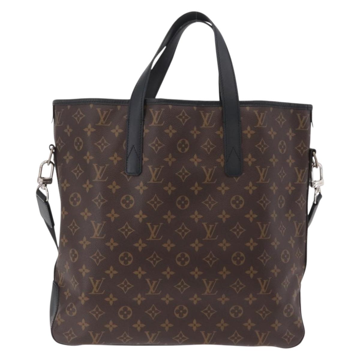 LOUIS VUITTON Monogram Macassar Davis Tote Bag M56708 LV Auth ep16146A