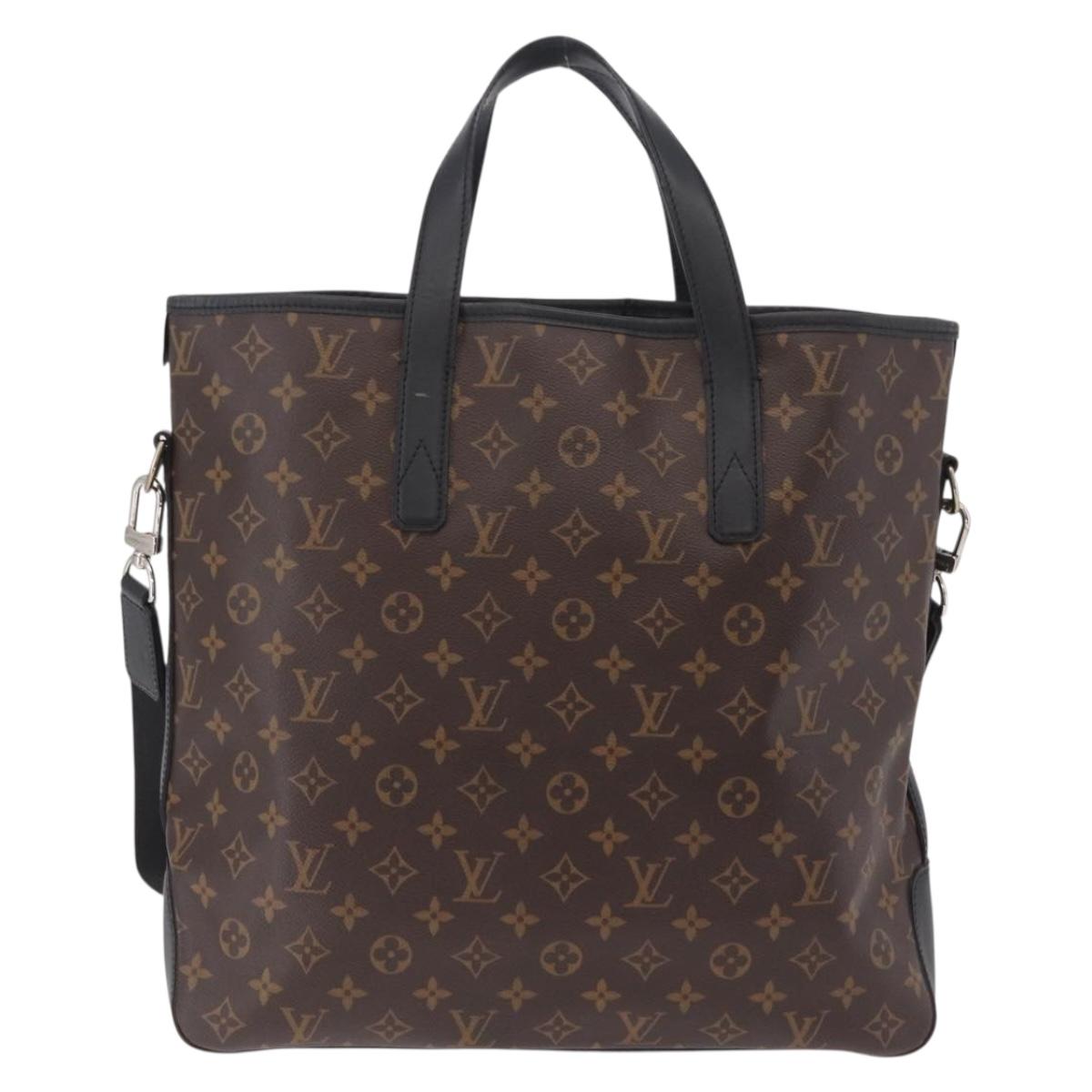 LOUIS VUITTON Monogram Macassar Davis Tote Bag M56708 LV Auth ep16146A