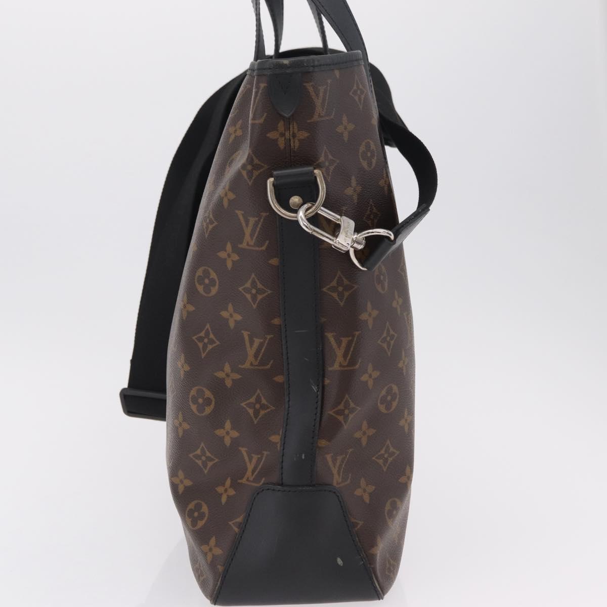 LOUIS VUITTON Monogram Macassar Davis Tote Bag M56708 LV Auth ep16146A