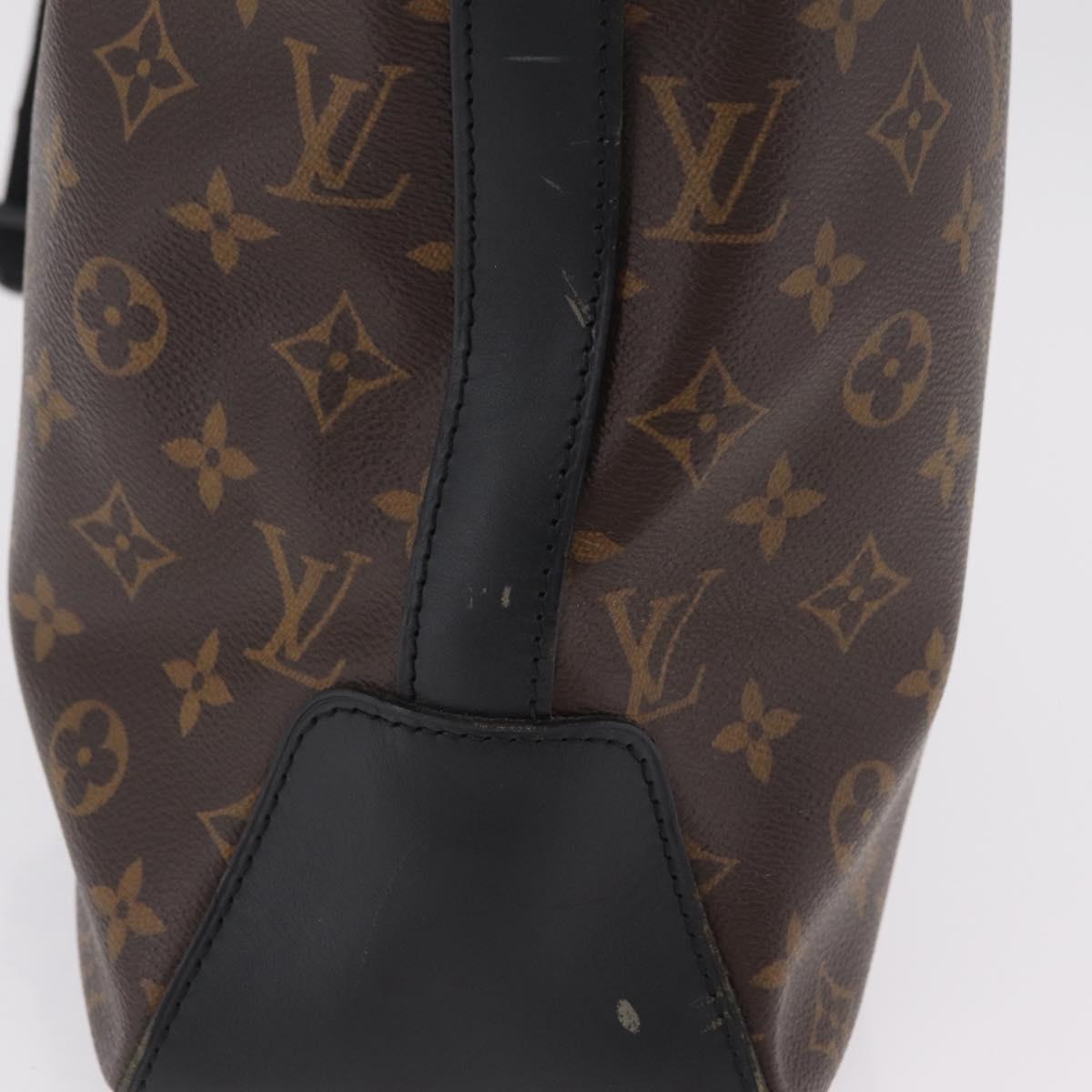 LOUIS VUITTON Monogram Macassar Davis Tote Bag M56708 LV Auth ep16146A